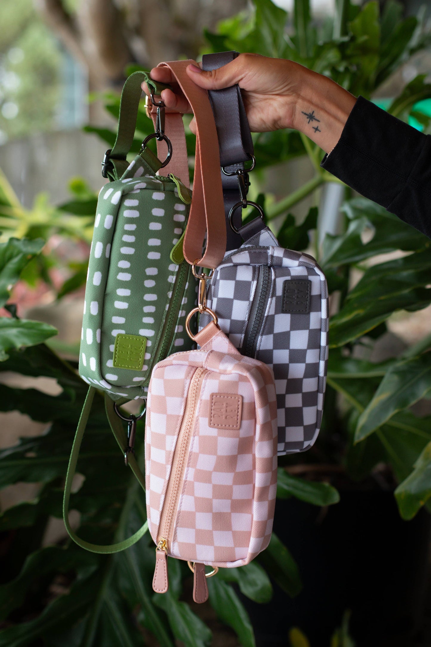 MINI Sling in Grey Check