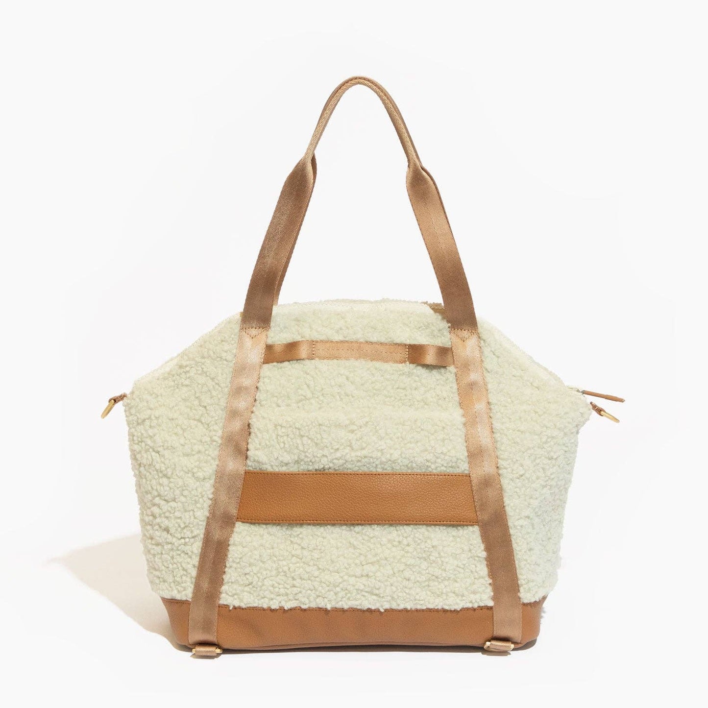 Freshly Picked Butterscotch Sherpa Teddy Tote Backpack