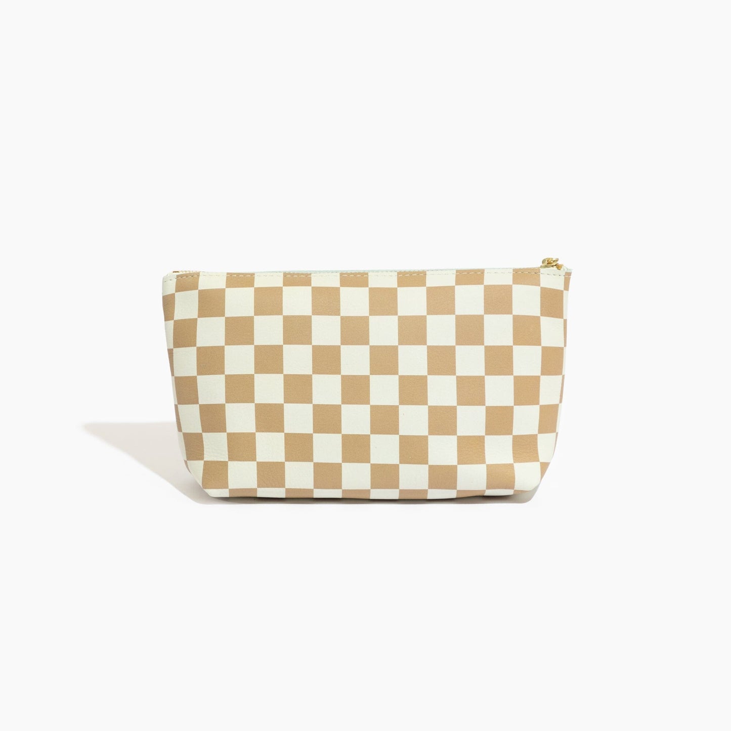 Freshly Picked Tan Check Utility Pouch