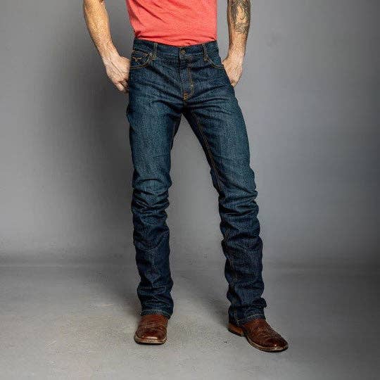 Kimes Ranch Men's Raw James Jeans: Blue / 30/34