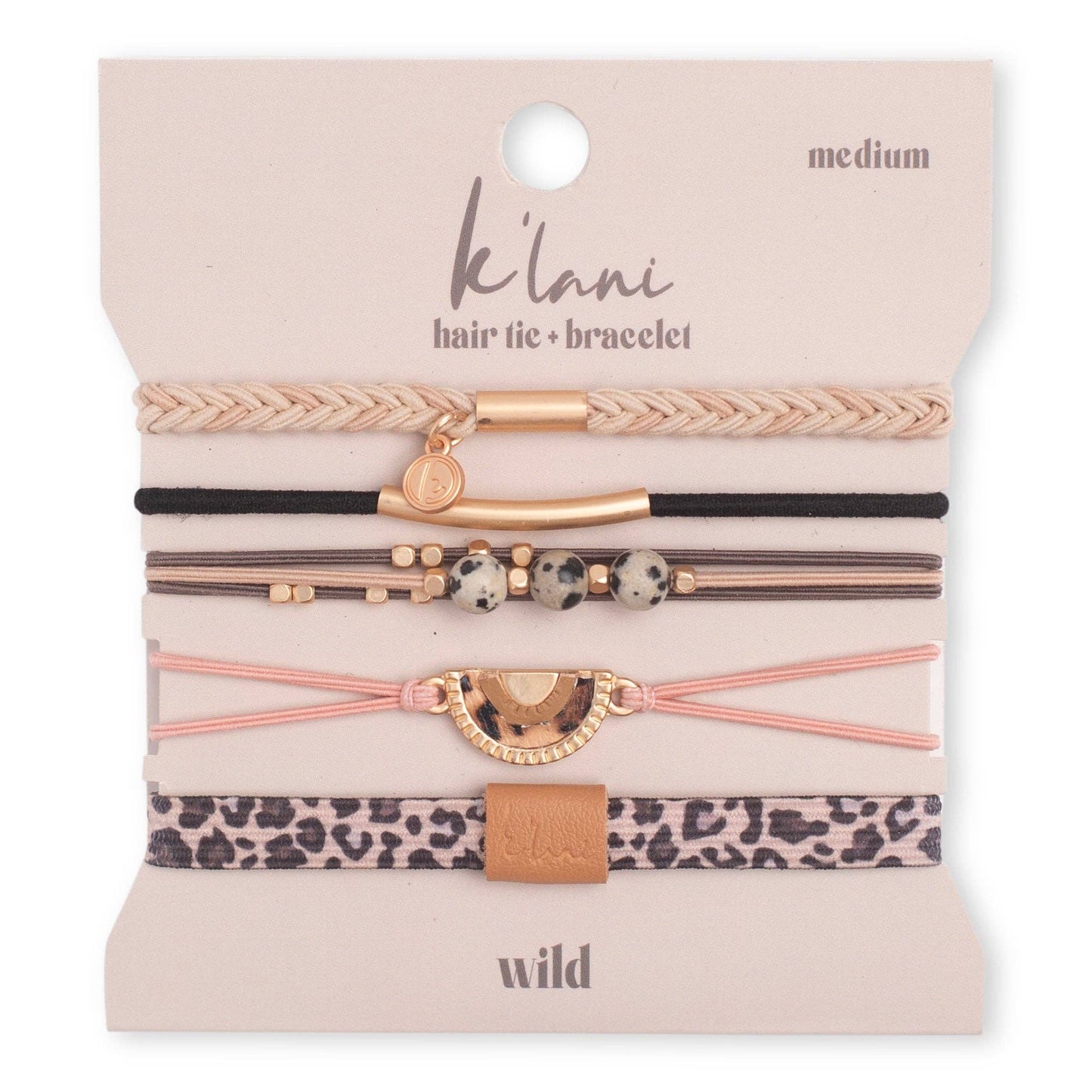 K'Lani Hair Tie Bracelets: Wild
