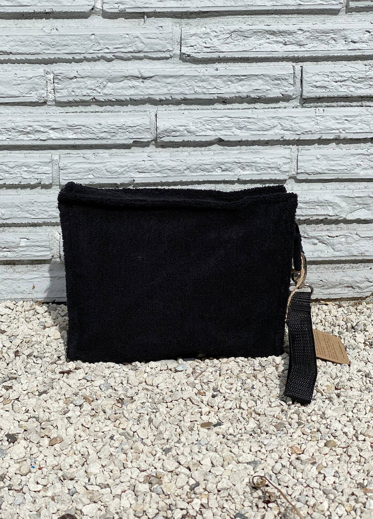 Small Terry Pouch Plastic Lined: Fushia