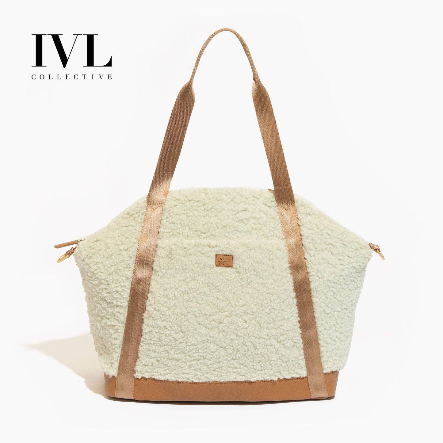 Freshly Picked Butterscotch Sherpa Teddy Tote Backpack