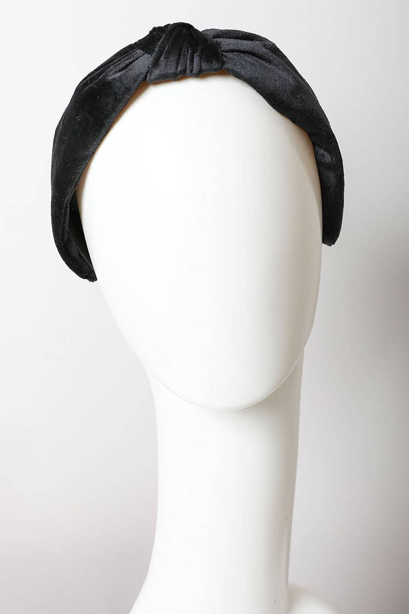 Velvet Turban Twist Knot Headband