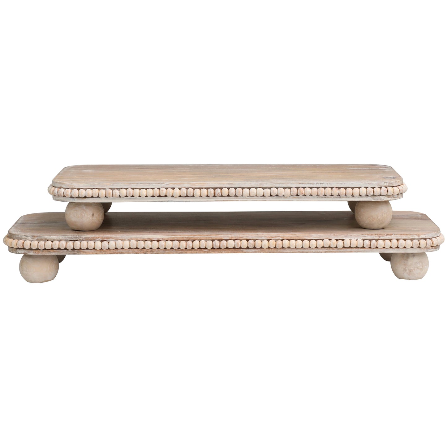 Mango Wood Beaded Trays