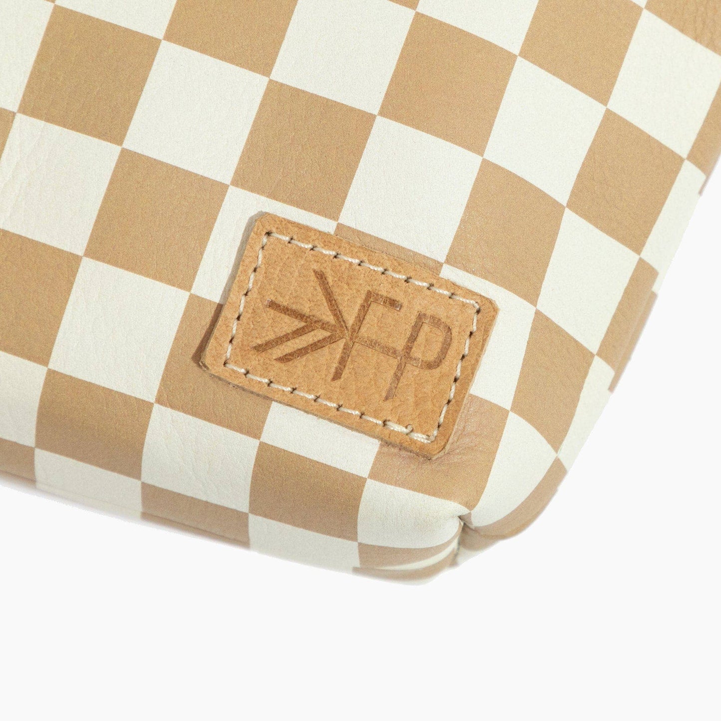 Freshly Picked Tan Check Utility Pouch