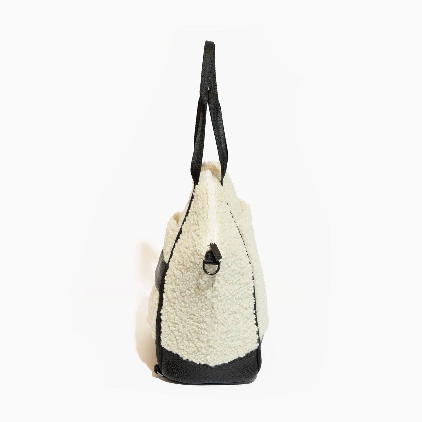 Freshly Picked Ebony Sherpa Teddy Tote Backpack