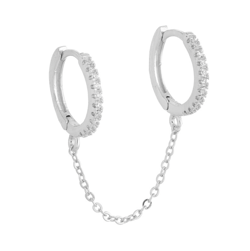 Gold Chain Earring - Single