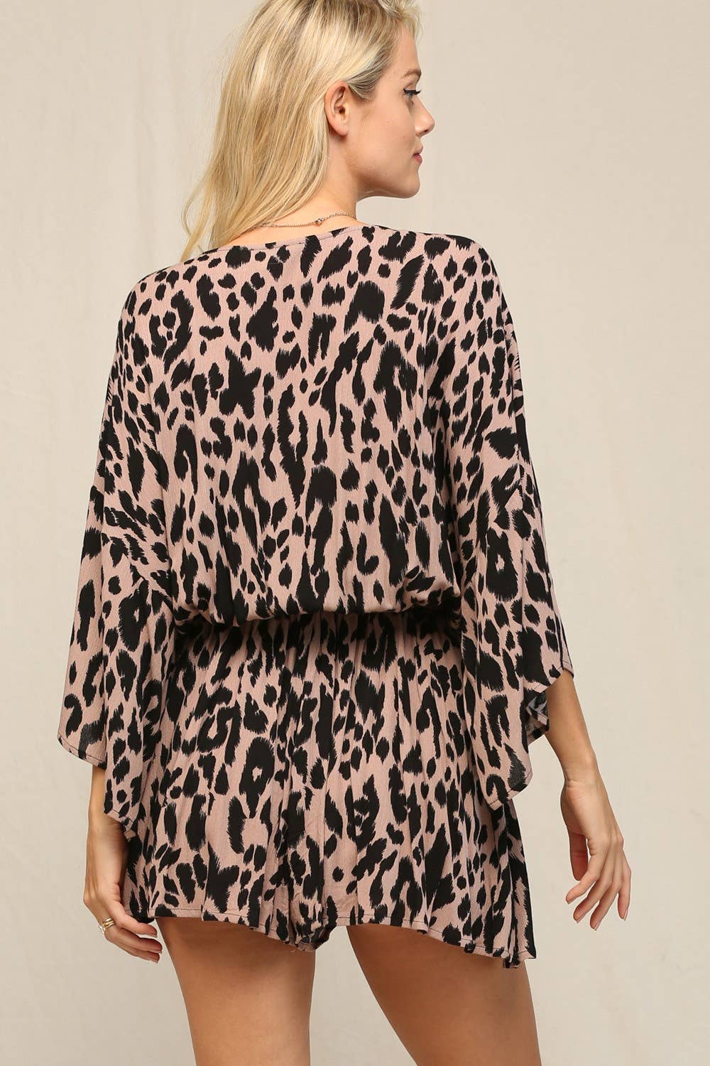Leopard Printed Romper