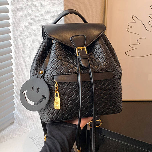 WOMEN LEISURE CONTRAST COLOR BACKPACK
