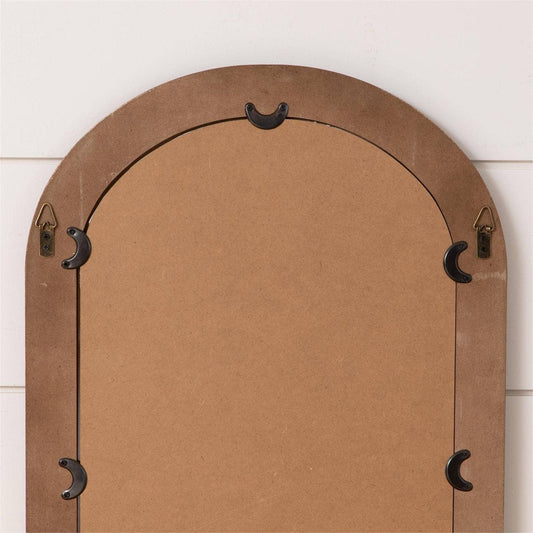 Arched Wood Framed Santa Print