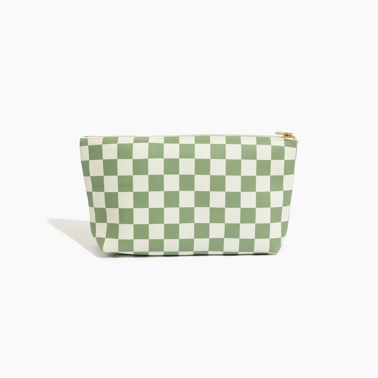 Freshly Picked Sage Check Utility Pouch