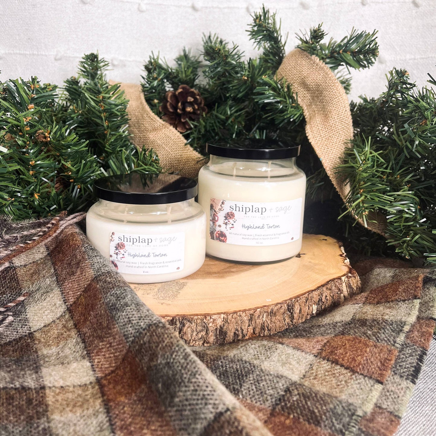 Highland Tartan - Candle: 16 oz