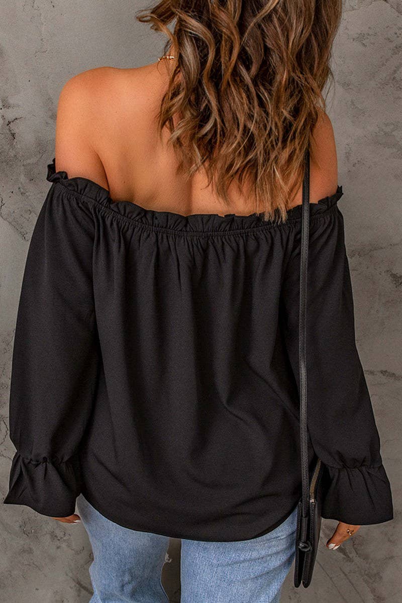 PULLOVER OFF-SHOULDER TOP