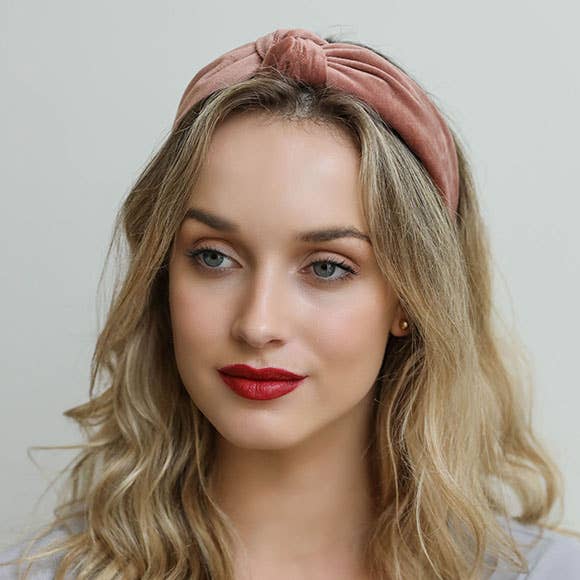 Velvet Turban Twist Knot Headband