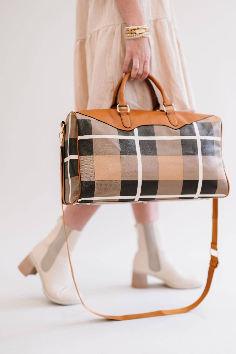 Vienna Overnighter: Camel + Tan