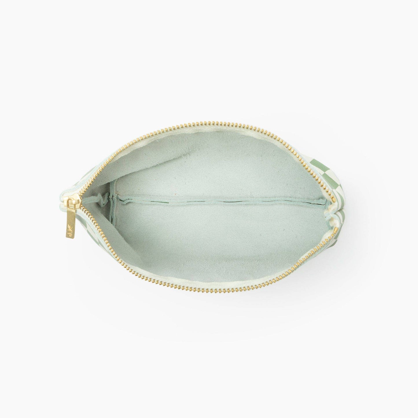 Freshly Picked Sage Check Utility Pouch