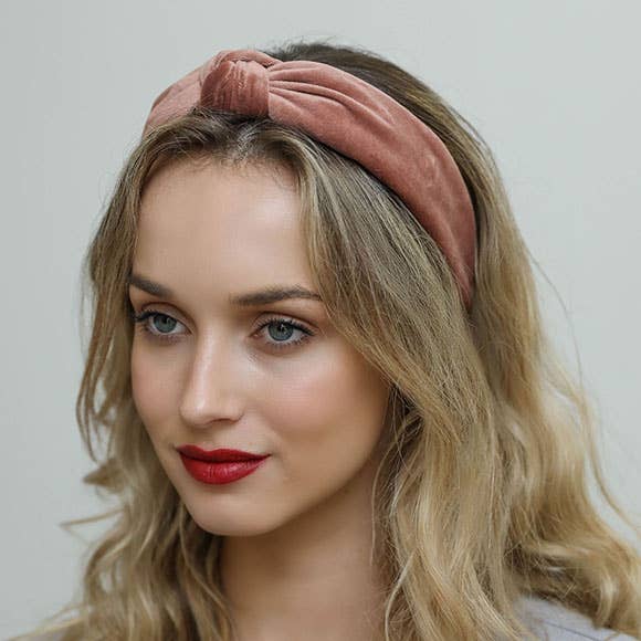 Velvet Turban Twist Knot Headband