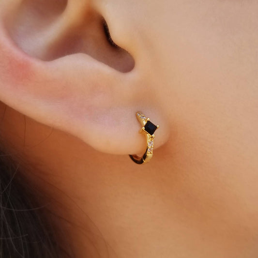 GOLD HUGGIE EARRINGS
