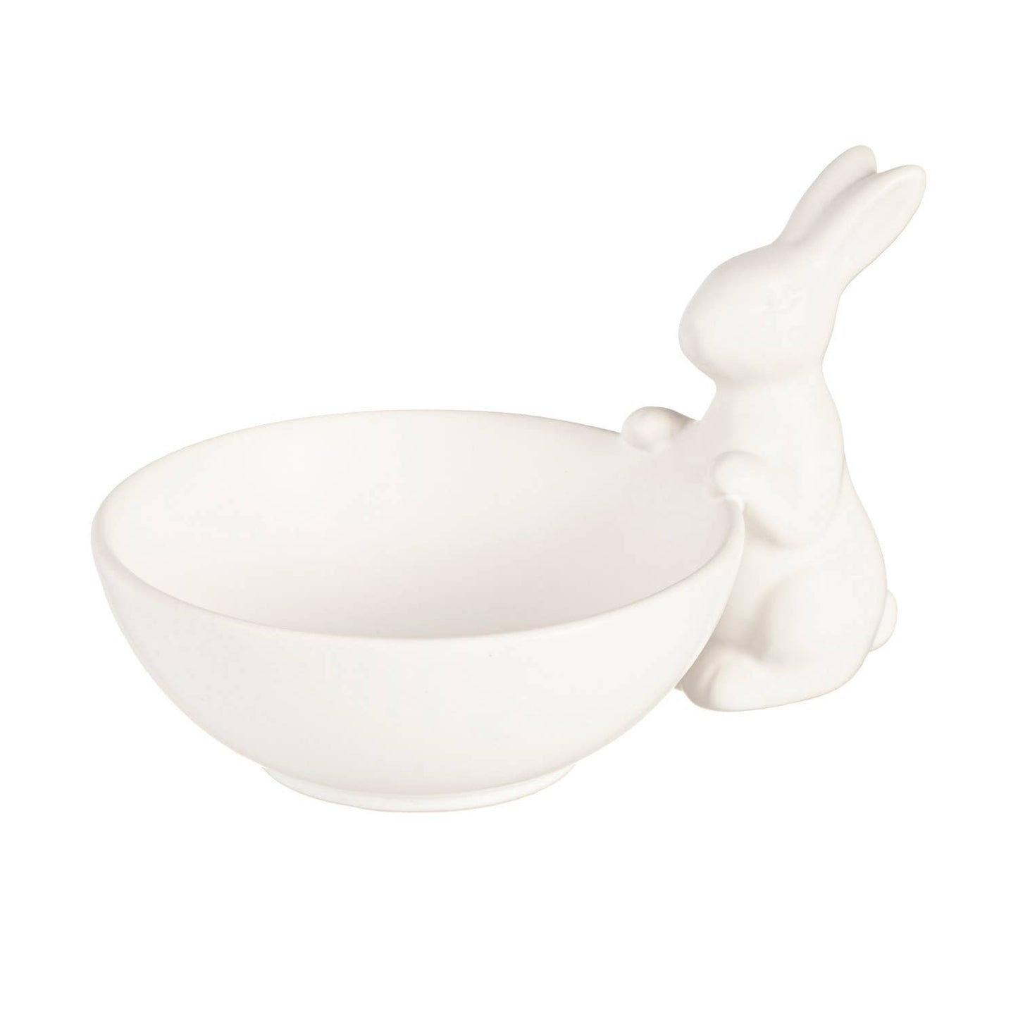 Ceramic Bunny with Bowl