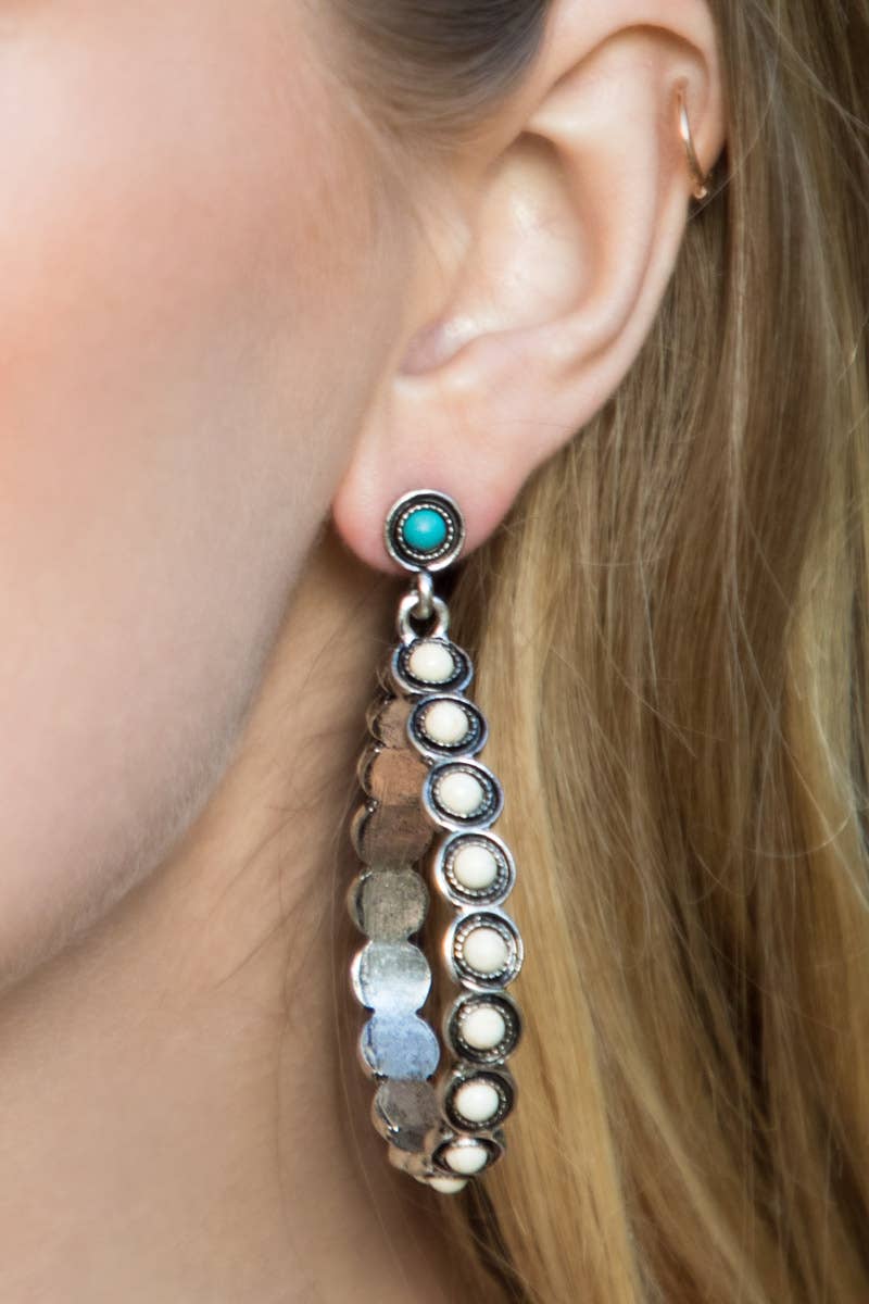 Bohemian Tear Drop Earrings