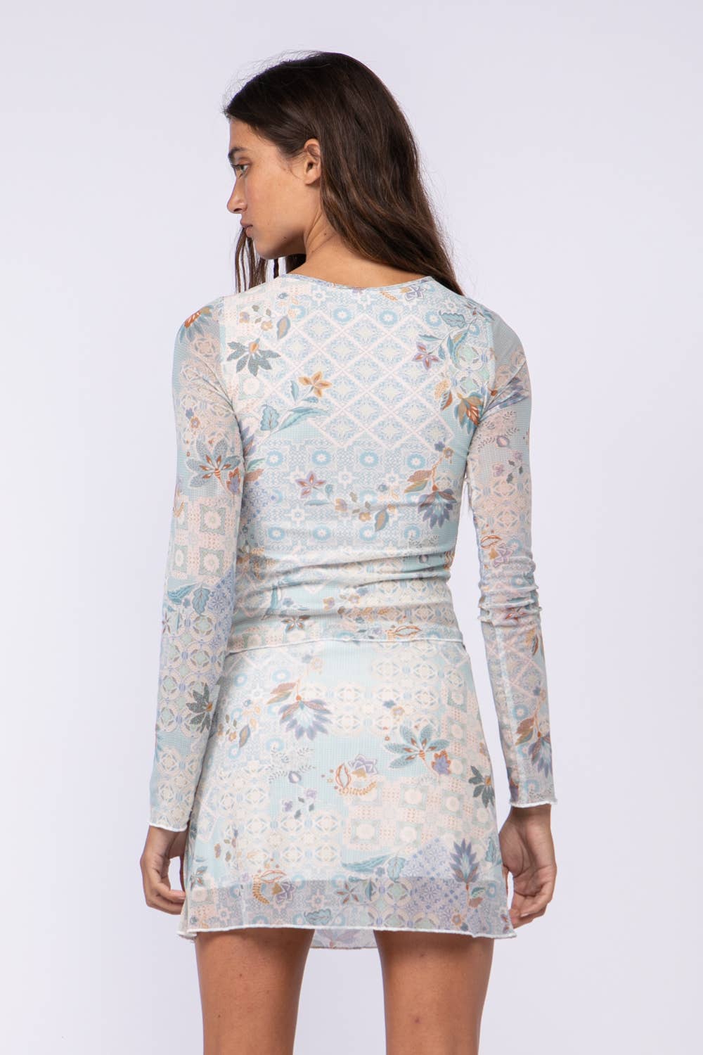 Boho Floral Mini Dress