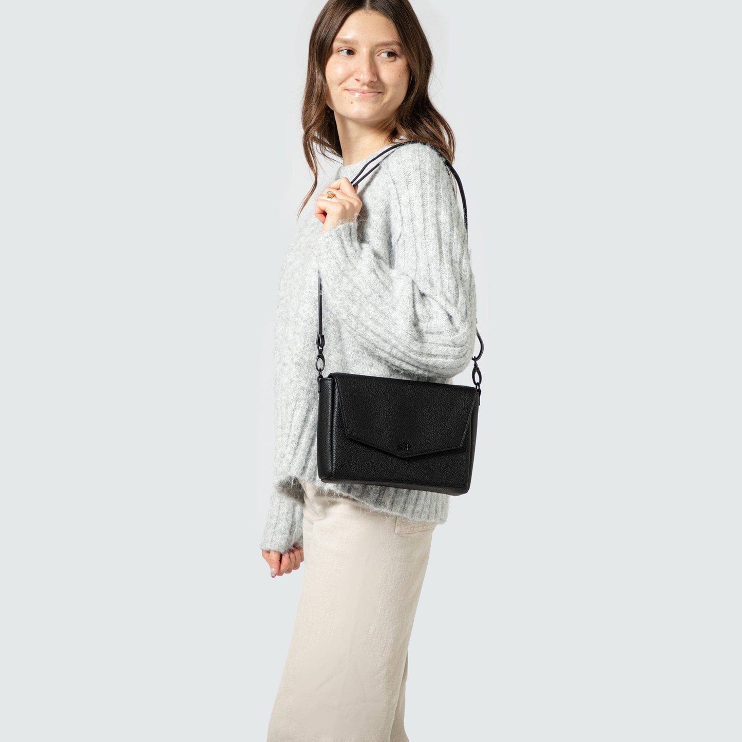 Freshly Picked Ebony Classic Crossbody - Black
