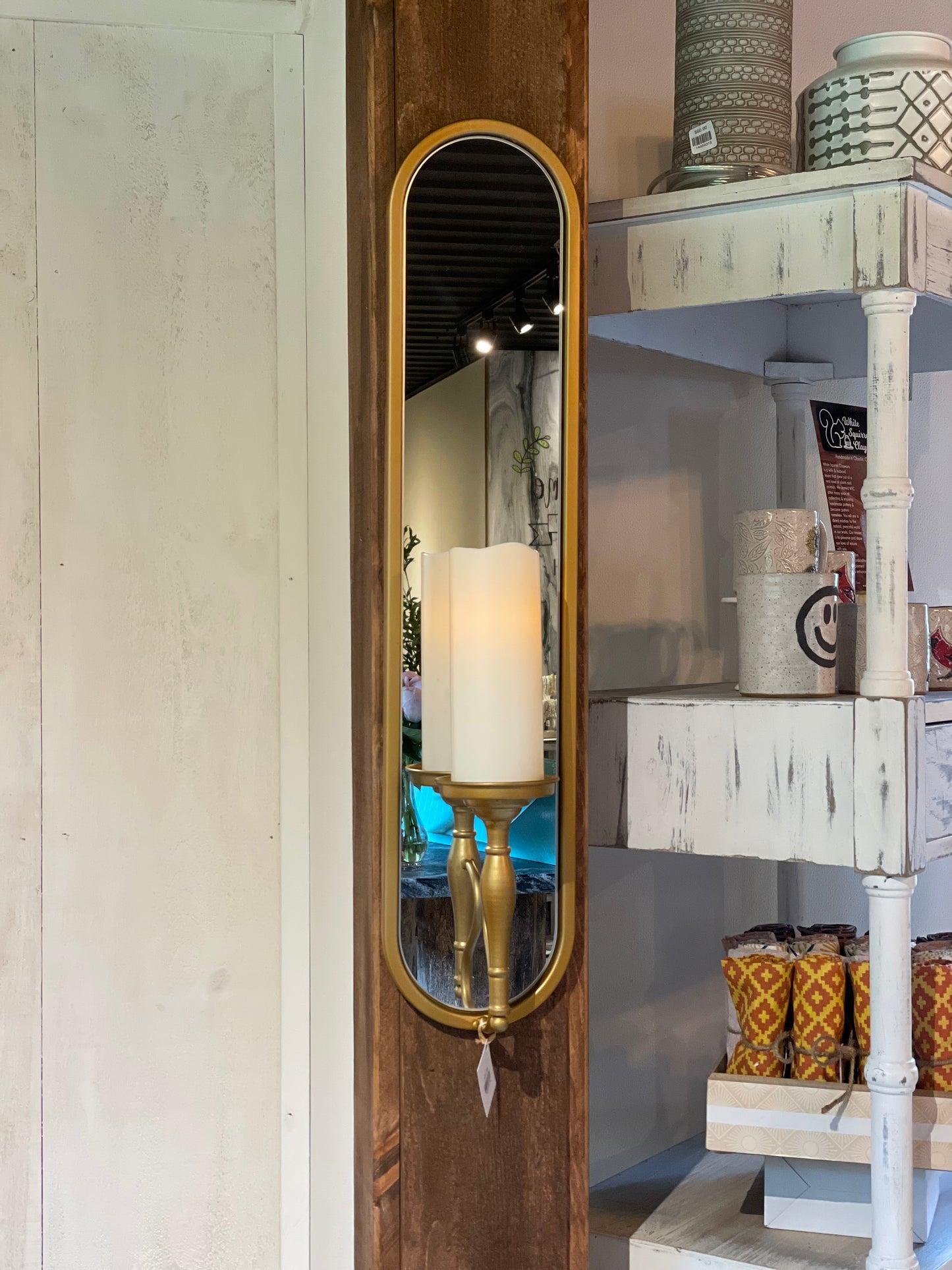 Mirrored Wall Sconce