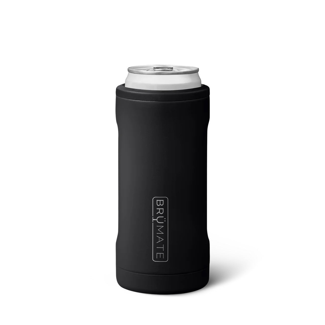 BRUMATE - HOPSULATOR SLIM | MATTE BLACK | 12OZ SLIM CANS