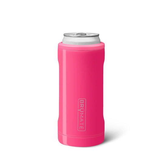 BruMate -HOPSULATOR SLIM | NEON PINK | 12OZ SLIM CANS