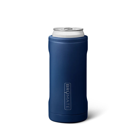 BruMate -HOPSULATOR SLIM | MATTE NAVY | 12OZ SLIM CANS