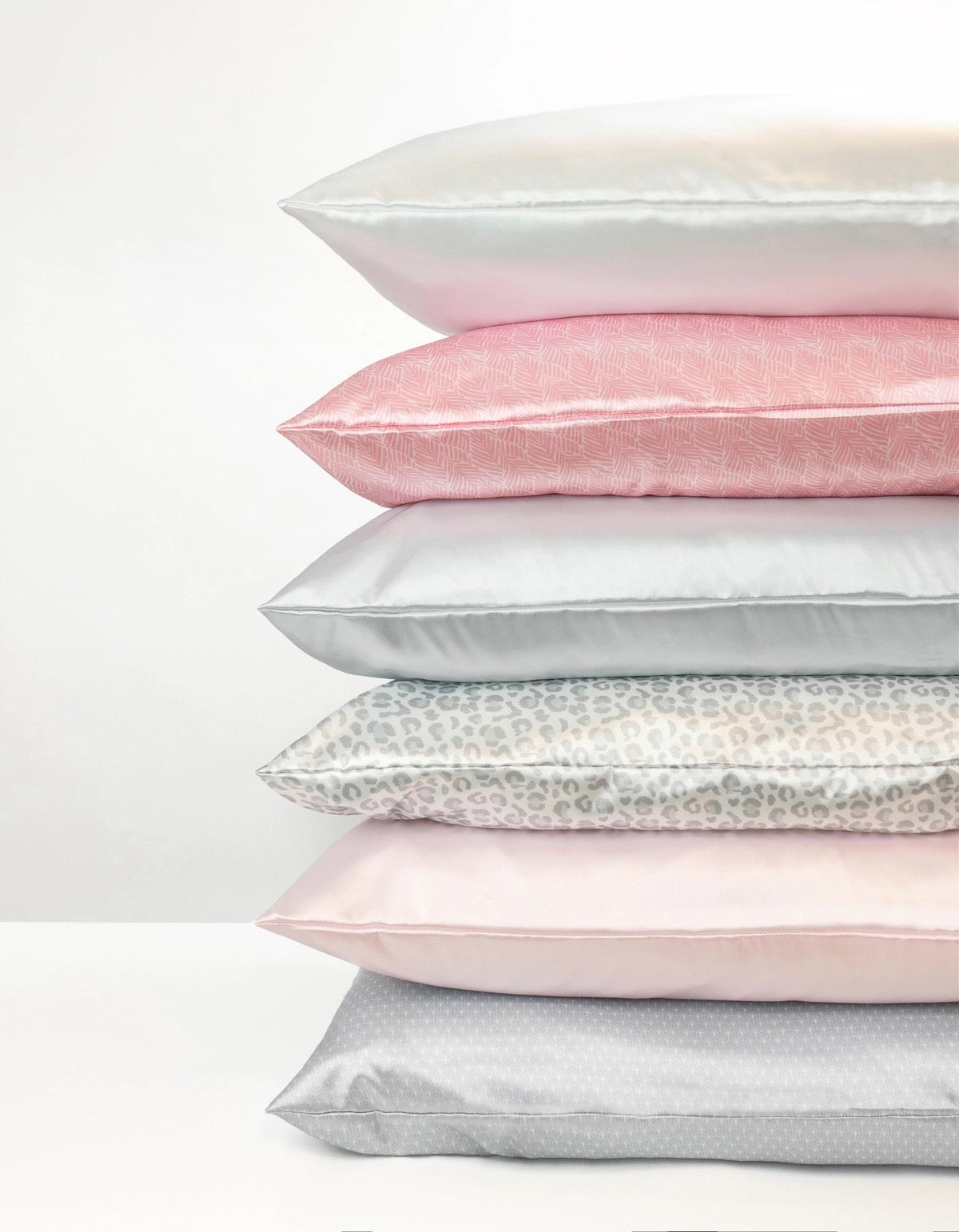 Lemon Lavender Silky Satin Pillow Case