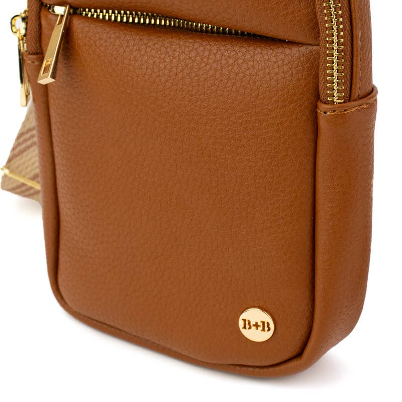 The Harlow | Sling Bag with Chevron Strap