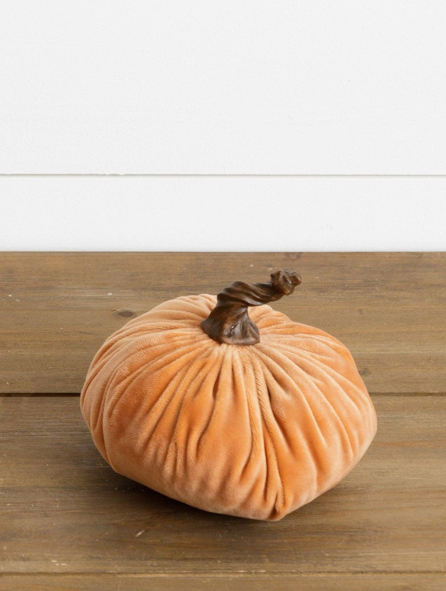 Small Velvet Pumpkin, Orange