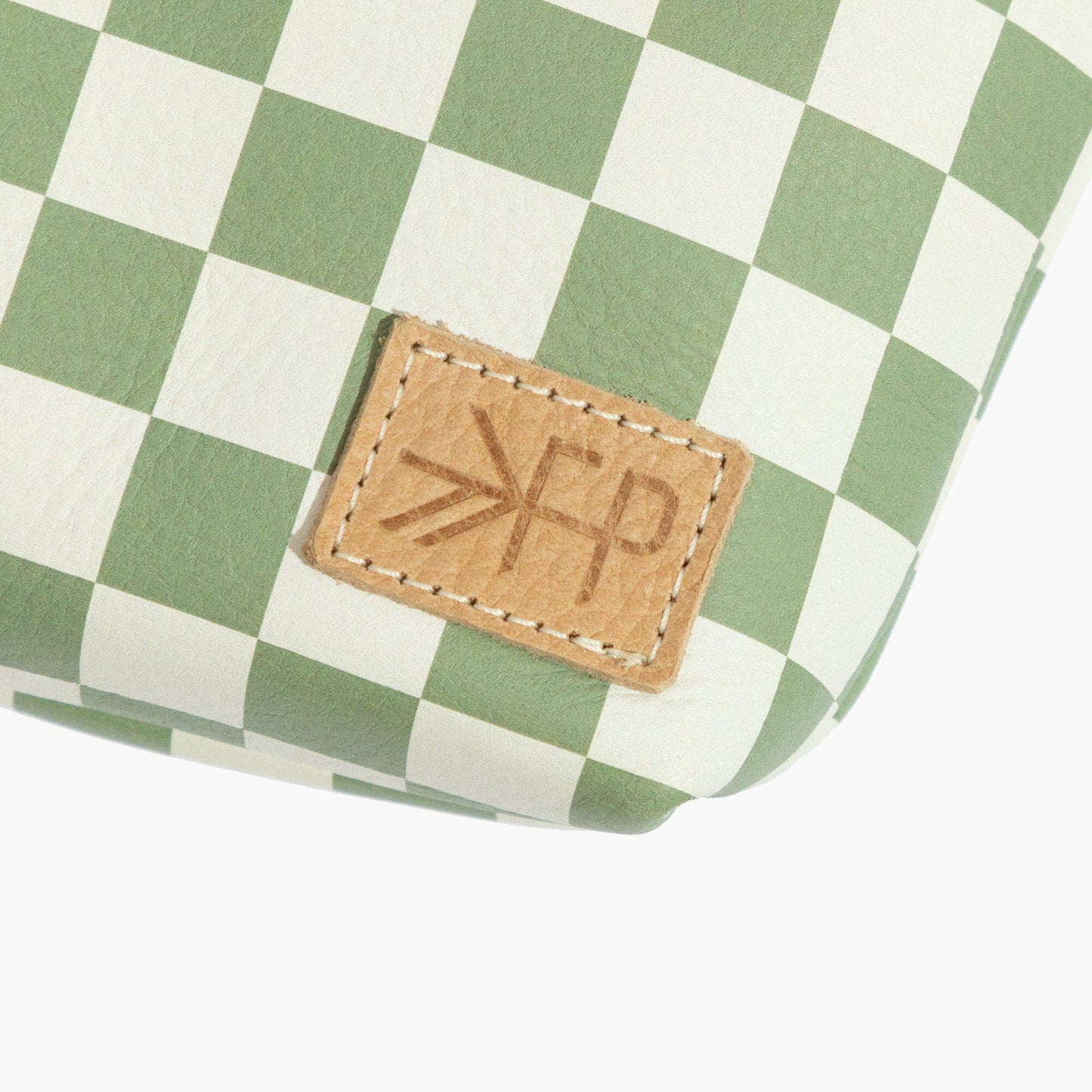 Freshly Picked Sage Check Utility Pouch