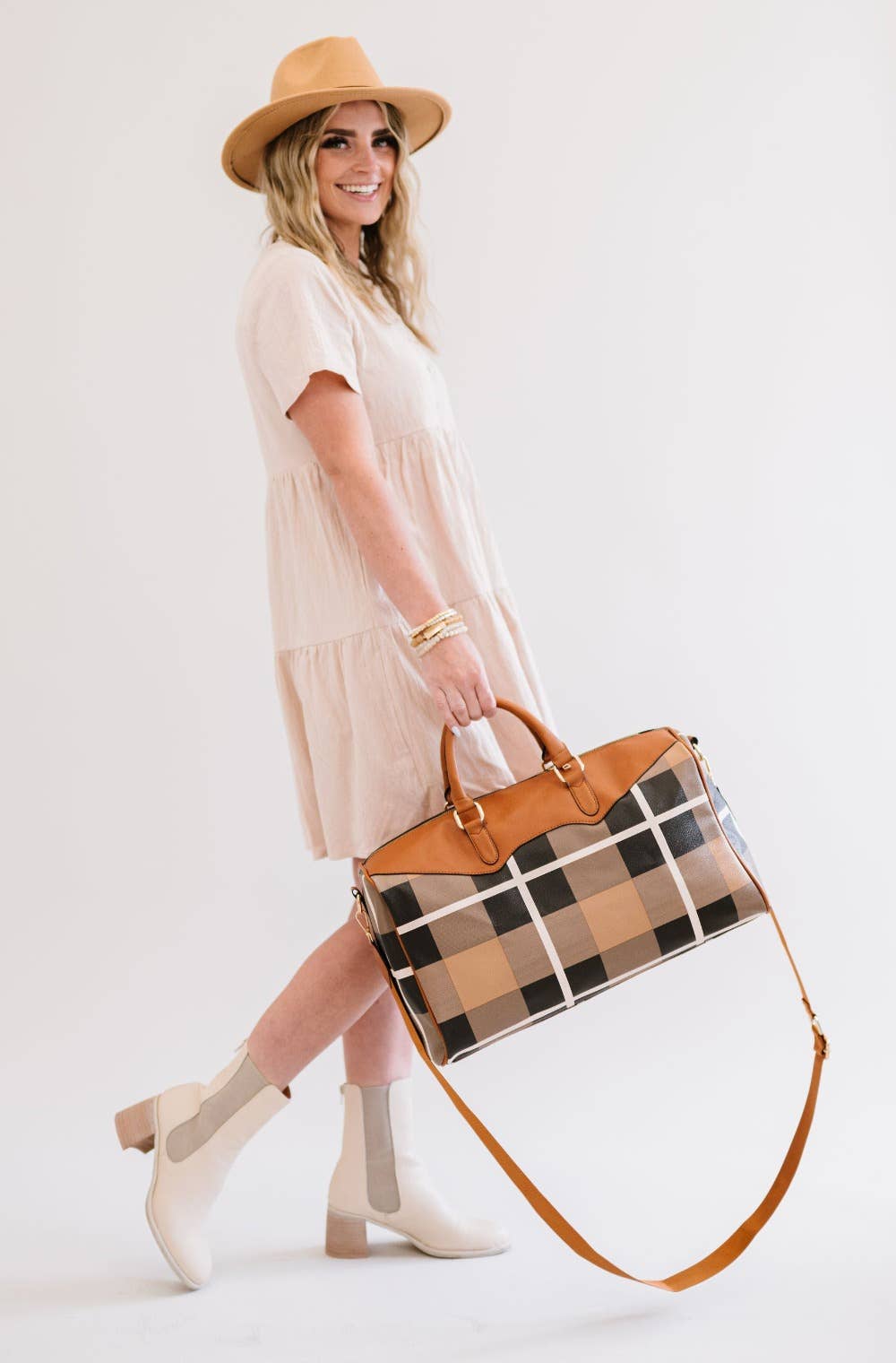 Vienna Overnighter: Camel + Tan