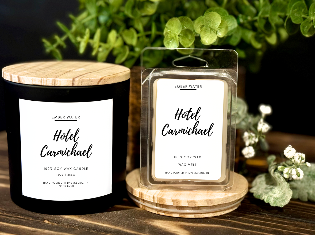 Hotel Carmichael 16 oz 100% Soy Candle