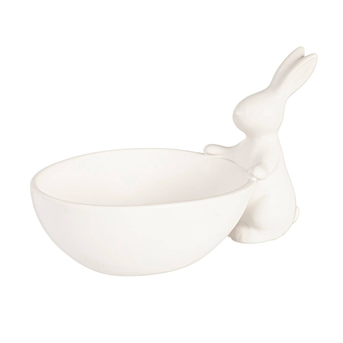 Ceramic Bunny with Bowl