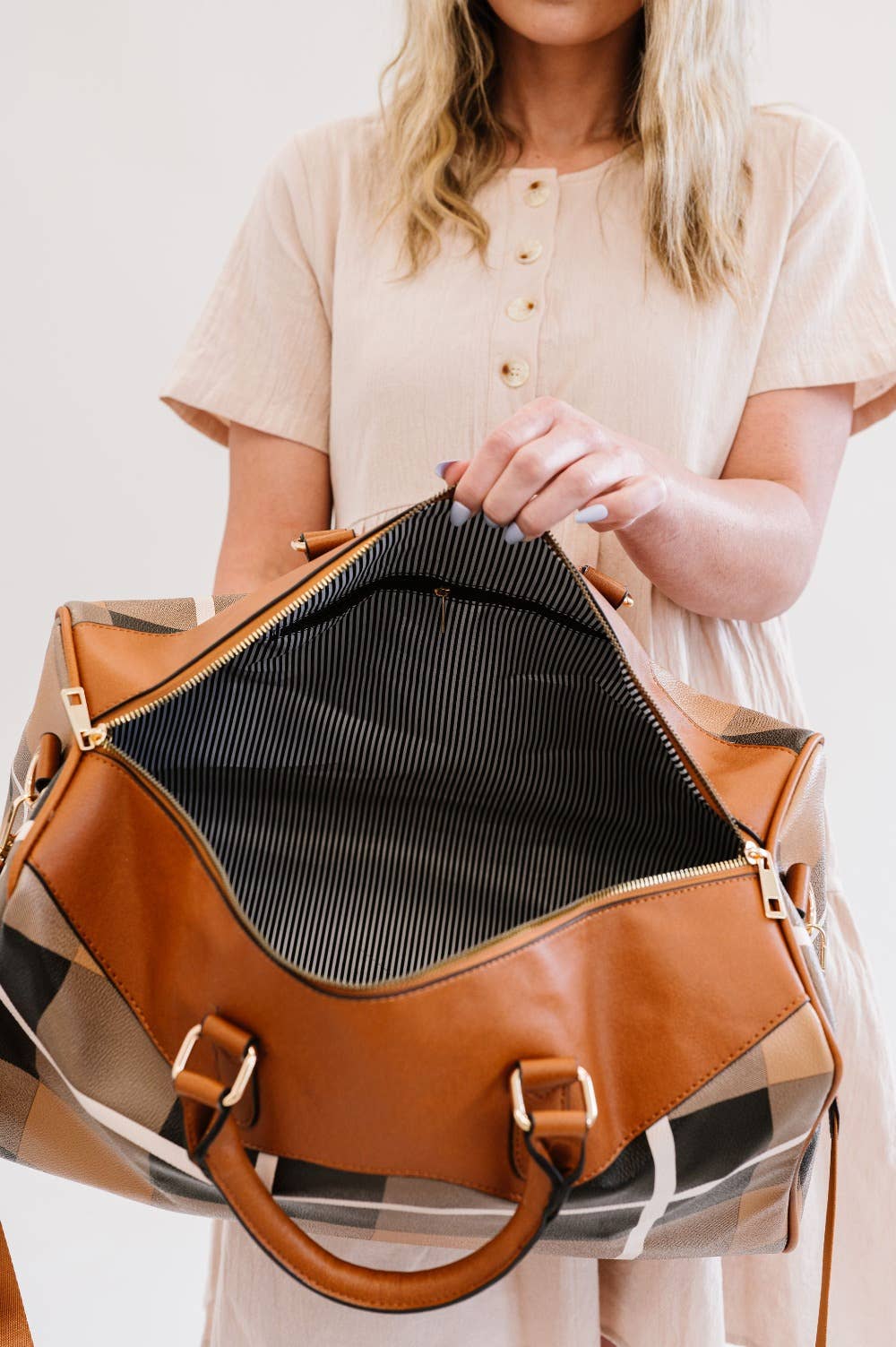 Vienna Overnighter: Camel + Tan
