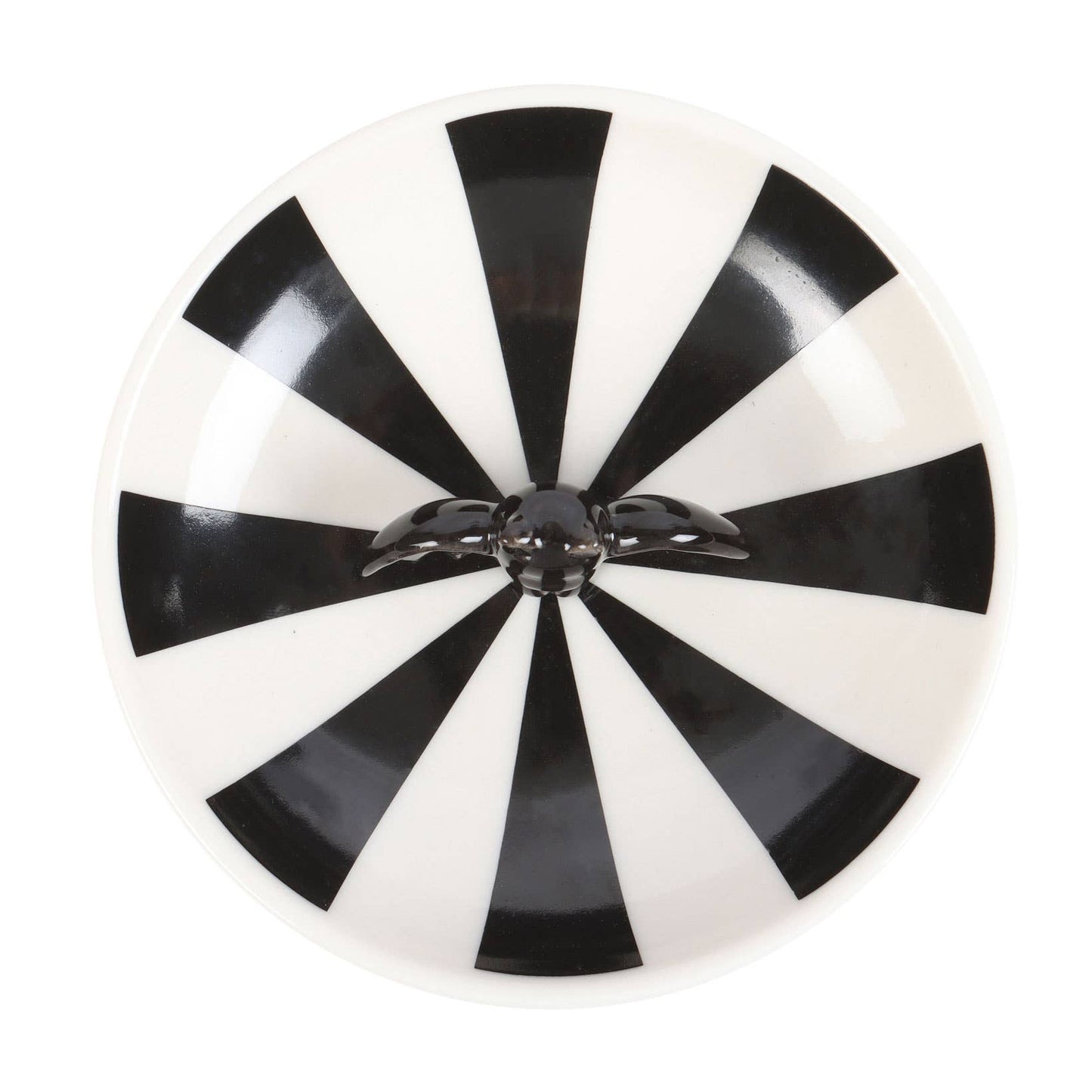 Striped Bat Halloween Trinket Dish