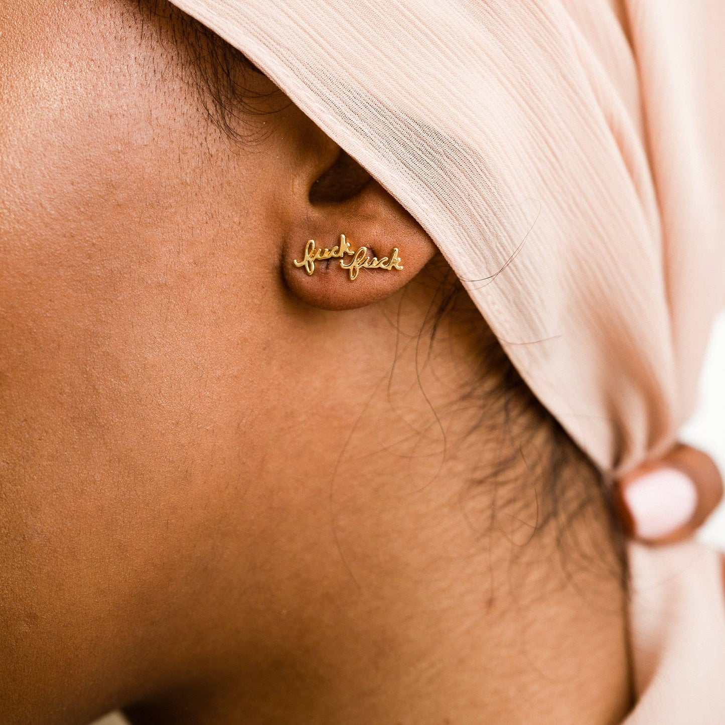 Fuck Stud Earring