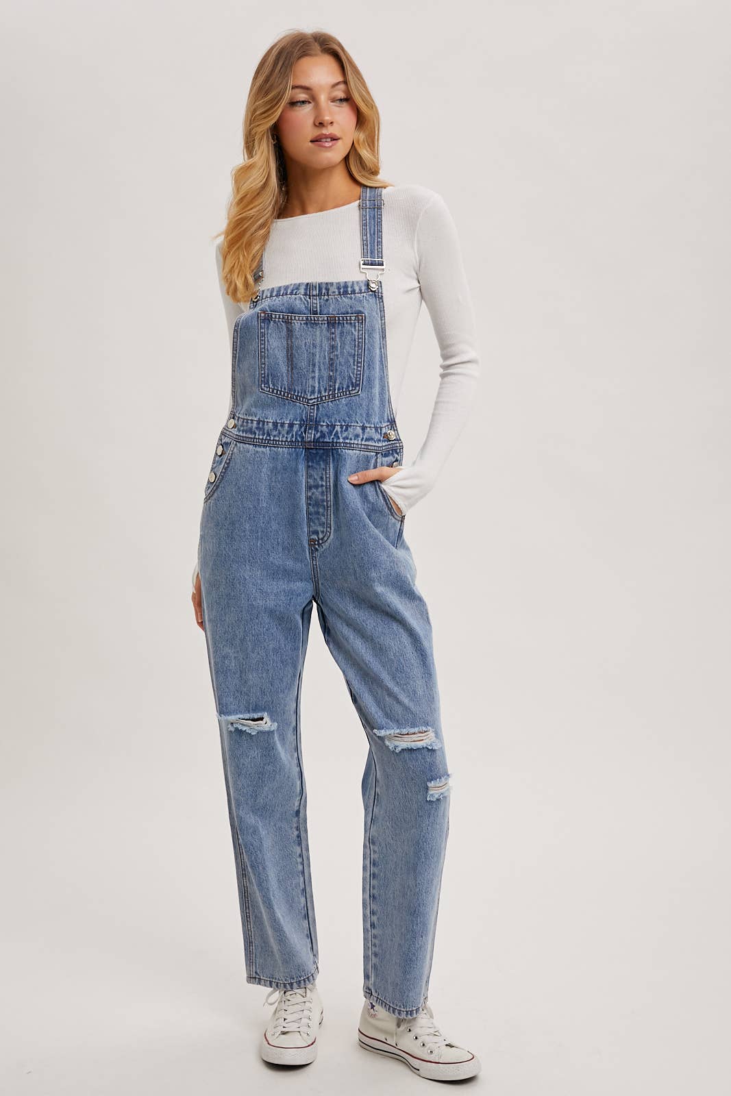 Denim Overalls