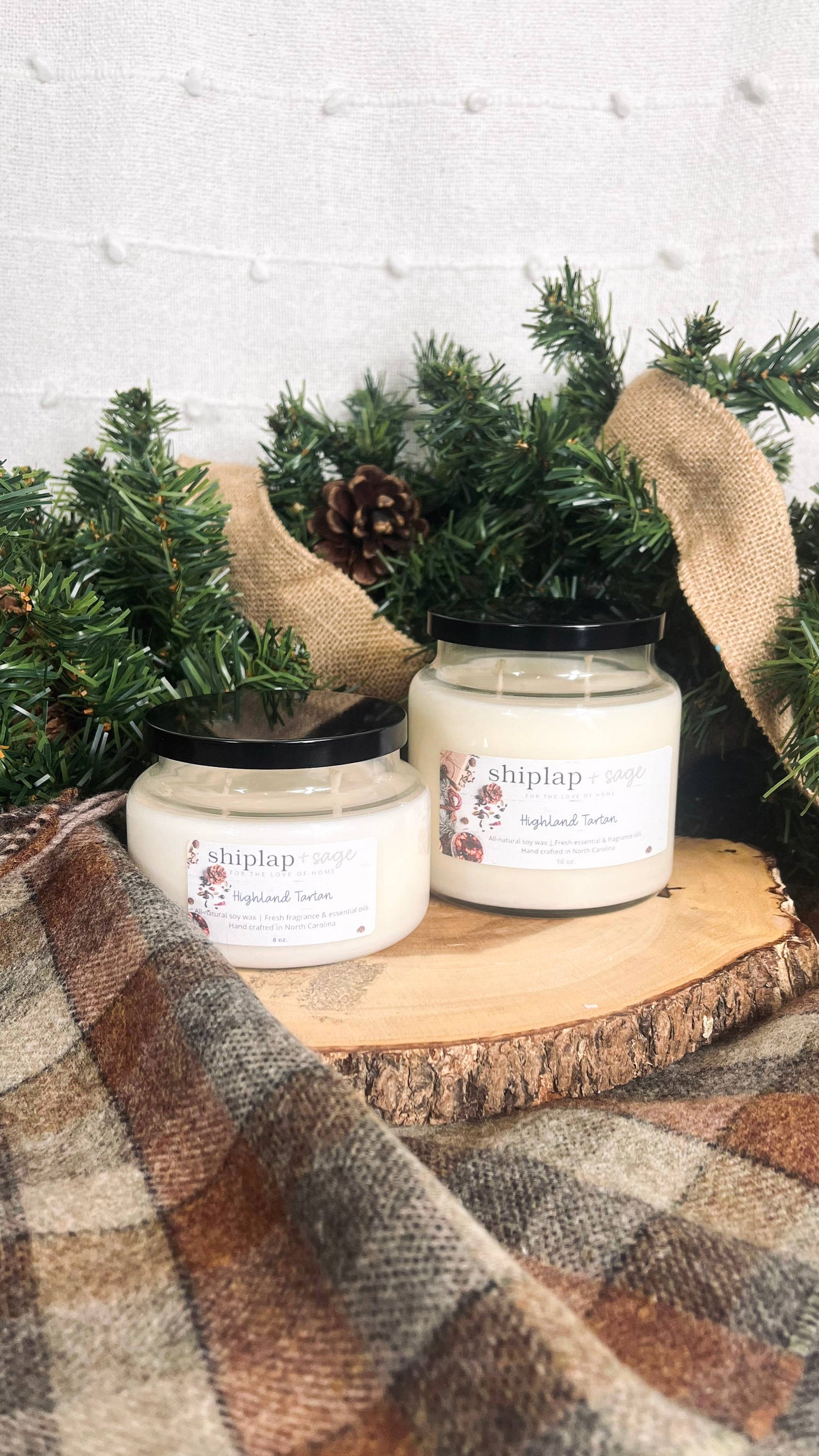 Highland Tartan - Candle: 16 oz