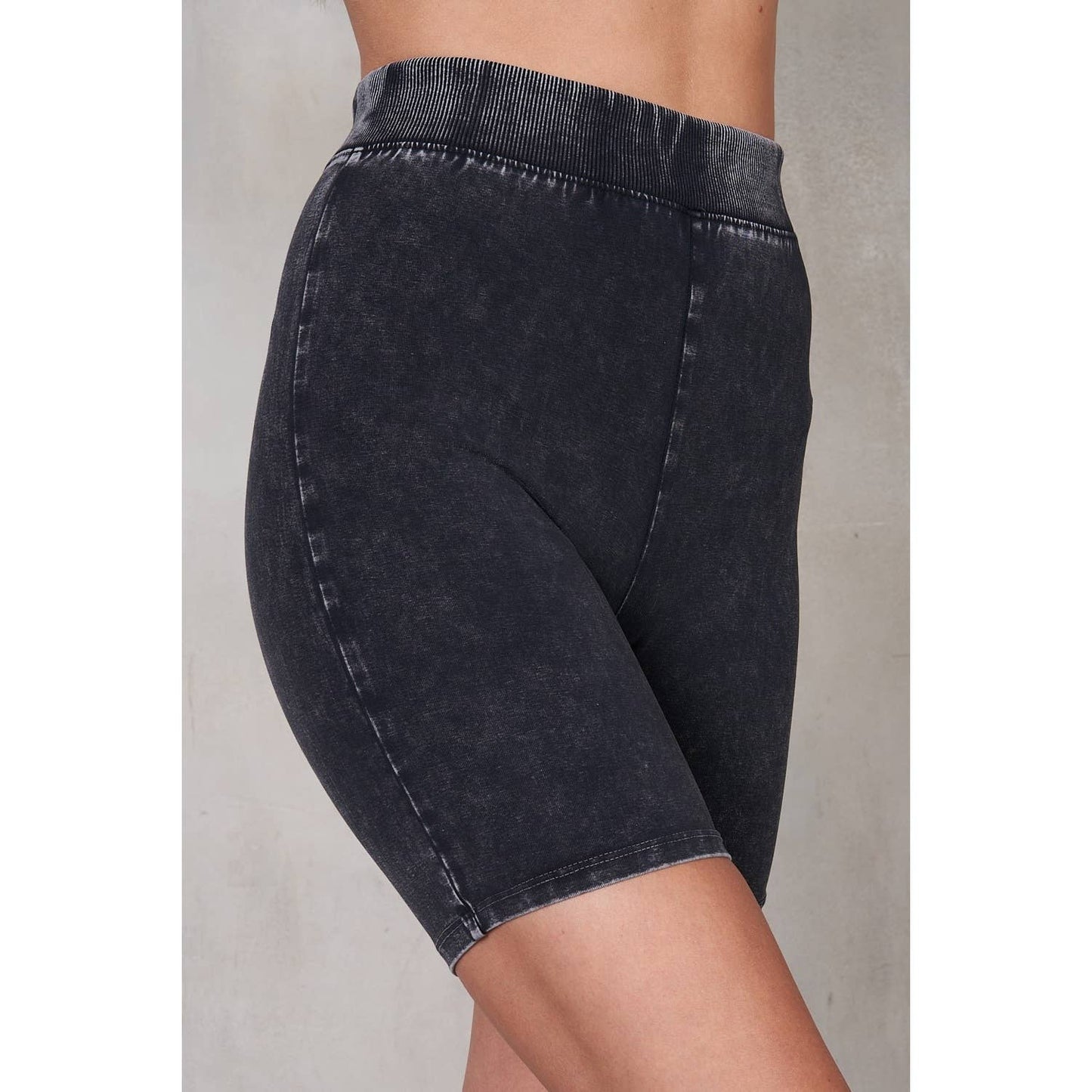 Mineral Washed Basic Bike Shorts