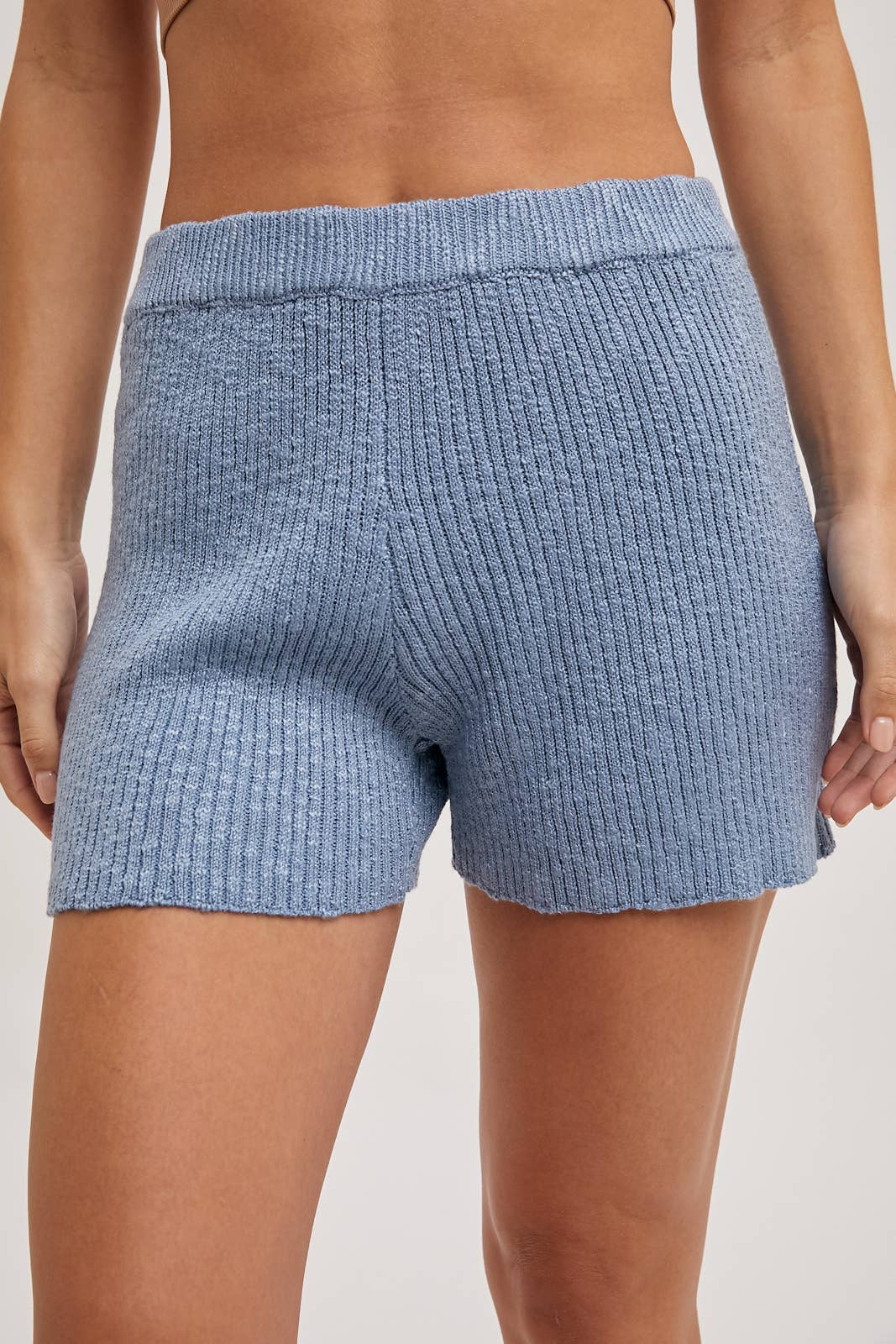 Sleeveless Knit Sweater & Short Set