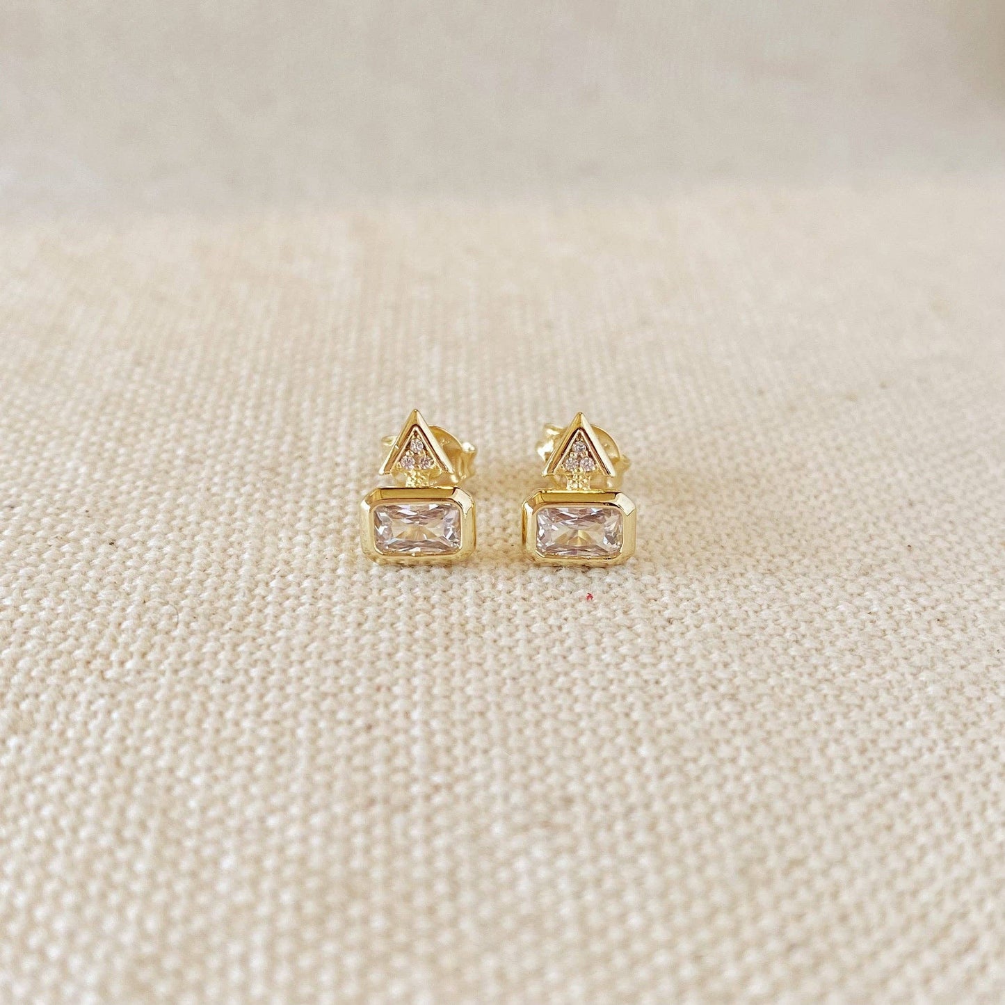 Geometric Stud Earrings