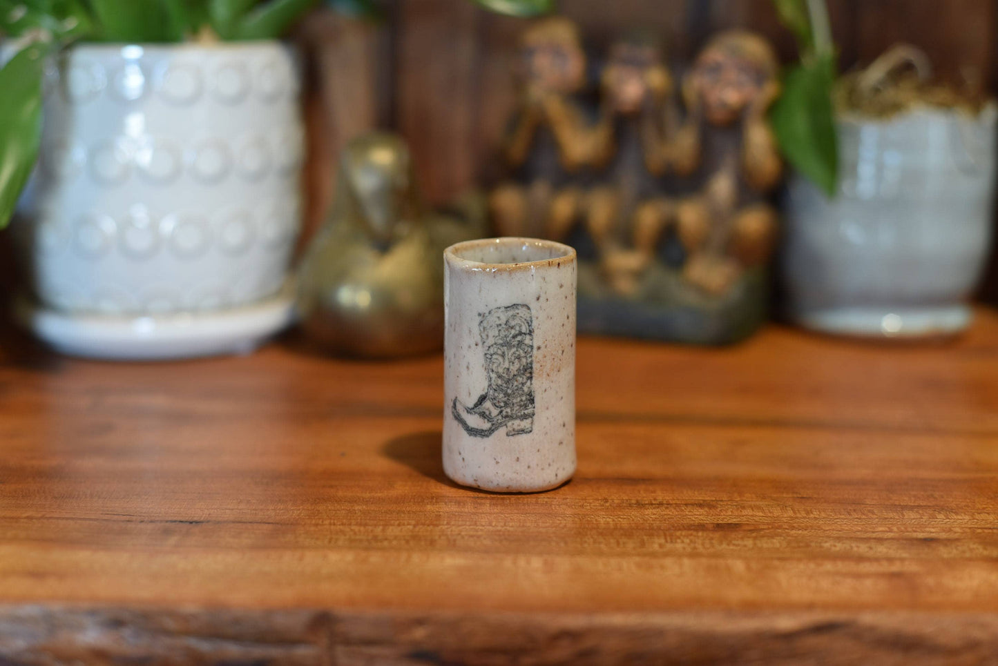 Tiny Tumblers - Cowboy Boot: Vessel Only - TAN