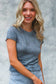 Star Frilled Hem Top