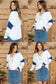 Wave Rib Contrast Top