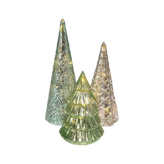 Green & Silver Trees